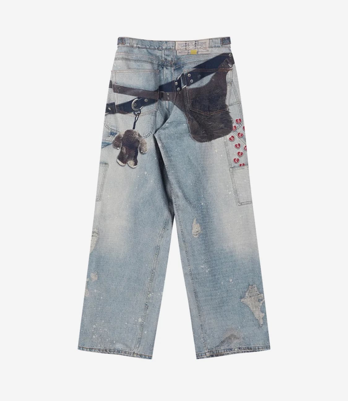 [2] 그레일즈 KEY CHAIN ILLUSION DENIM PANTS 상품이미지3