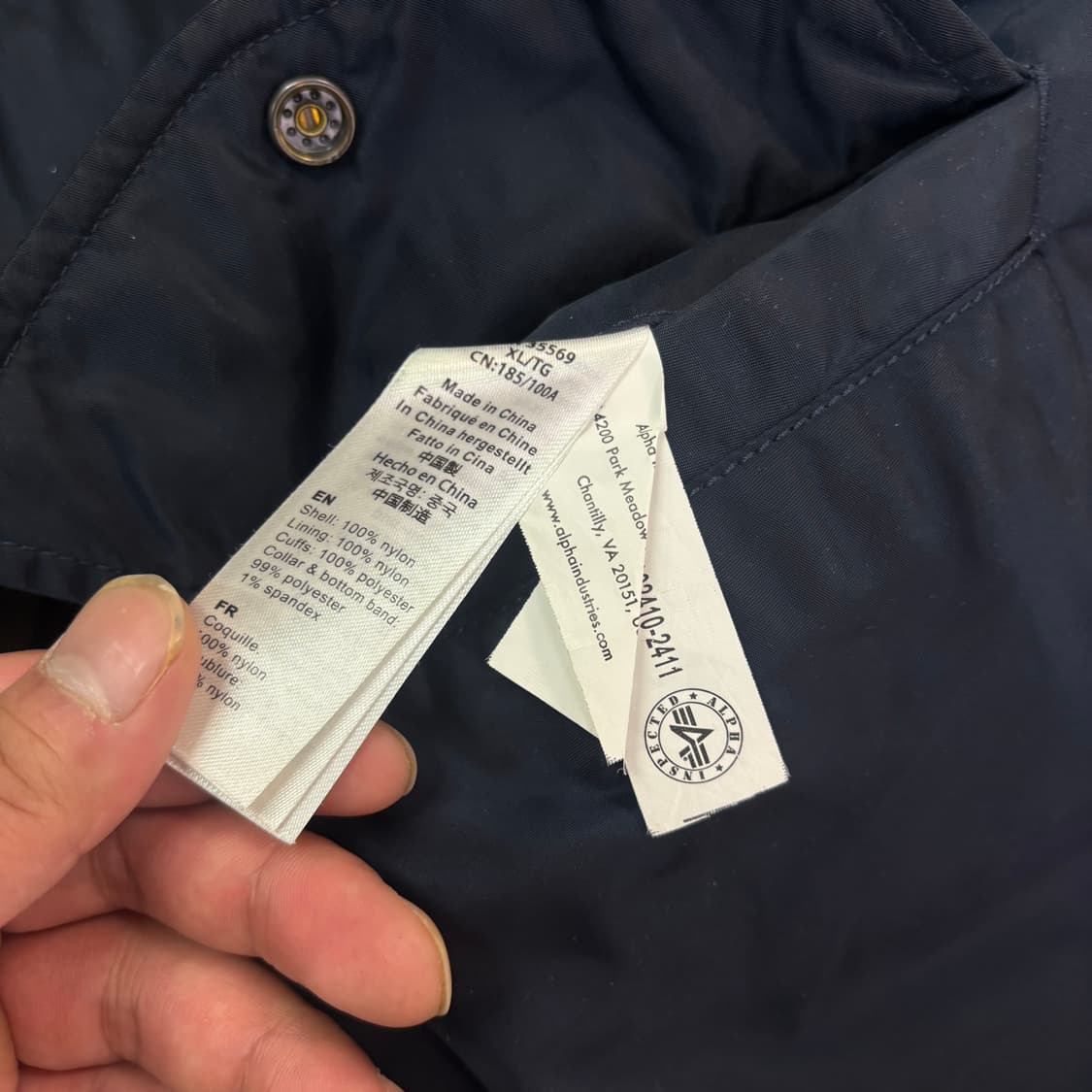 110 알파인더스트리 항공 ma-1 자켓 상품이미지4