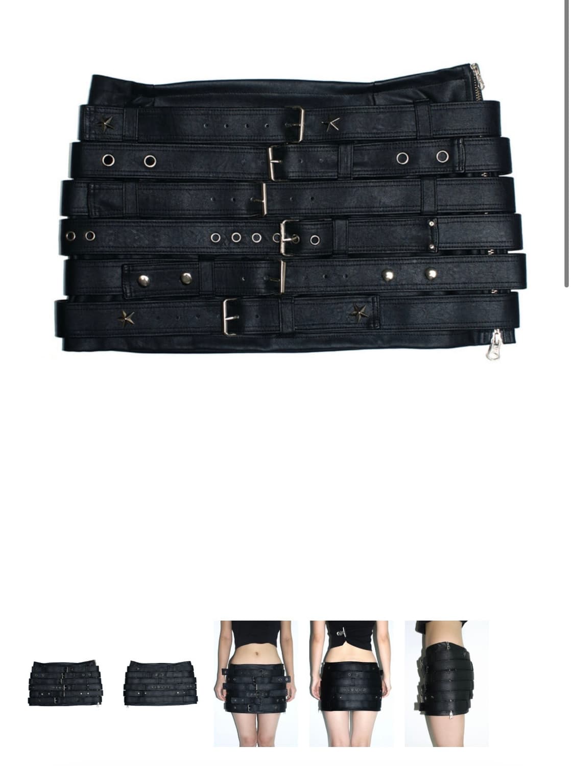 Taae six belt skirt 식스 벨트 스커트 상품이미지1