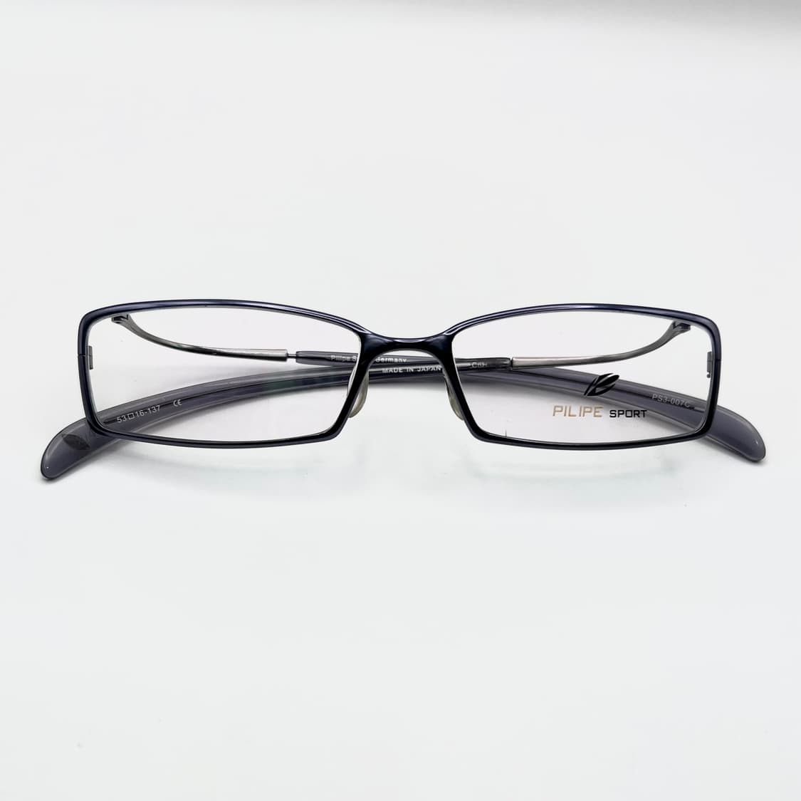 PILIPE SPORT 독일 브랜드 스퀘어 메탈 금테 안경 상품이미지1