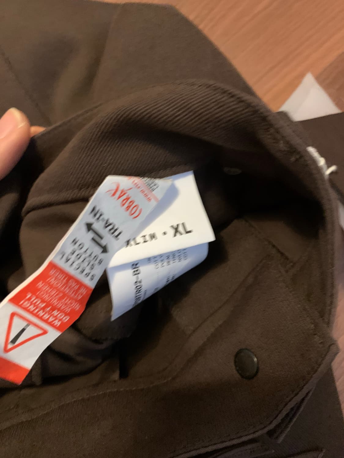 엑슬림 ep.9 02트라우저 브라운 상품이미지4