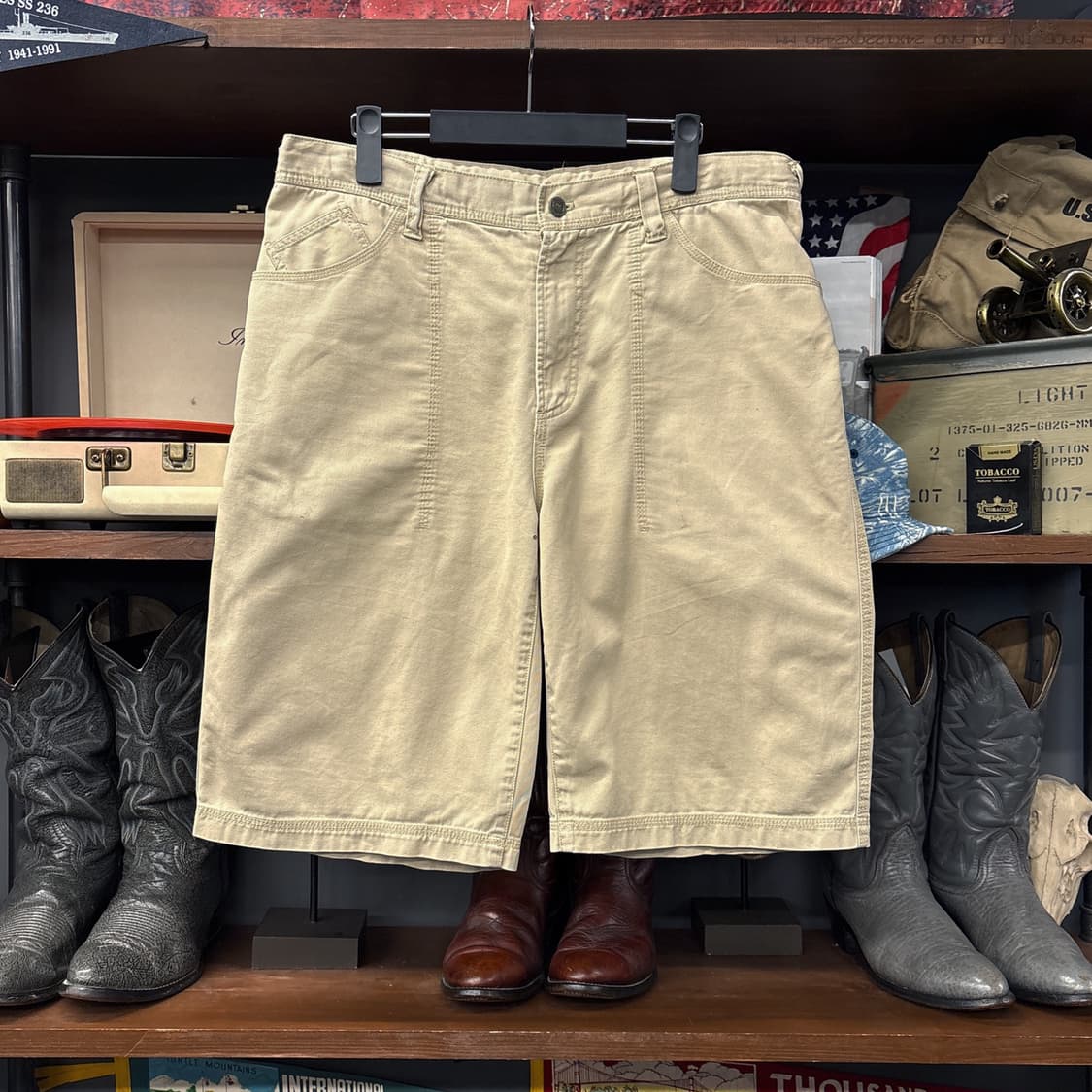 00s 나이키 멀티스티치 코튼트윌 워크 버뮤다팬츠 N1112   상품이미지1