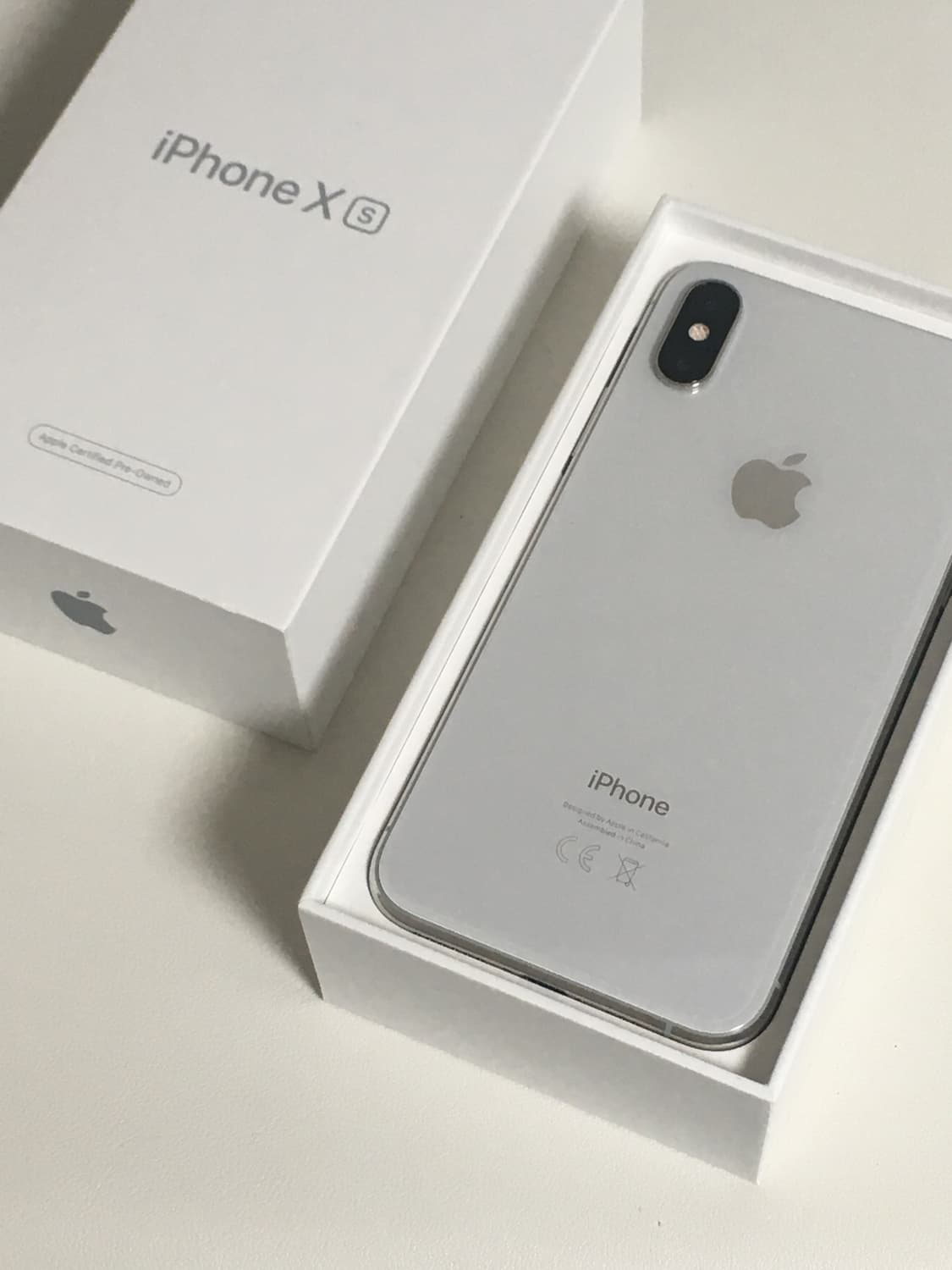 아이폰xs 순정 정품 실버 512기가 무음 상품이미지1