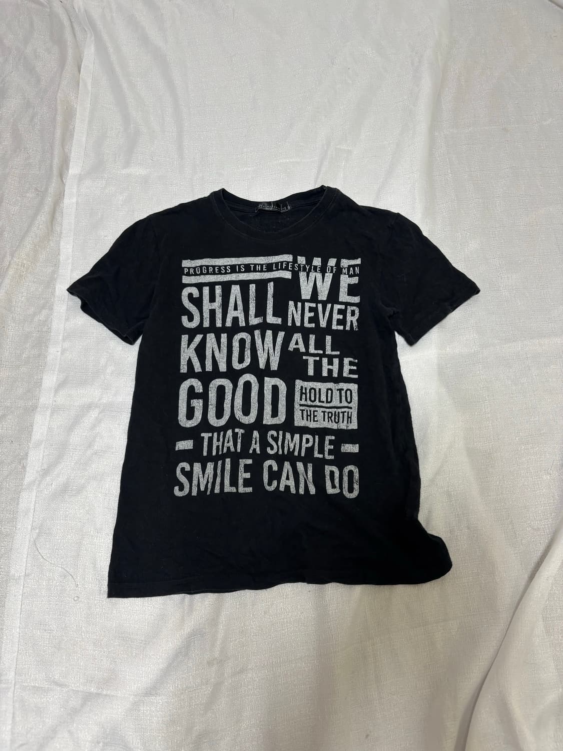 “Unknown” Y2K Print Slim Fit Tee 상품이미지6