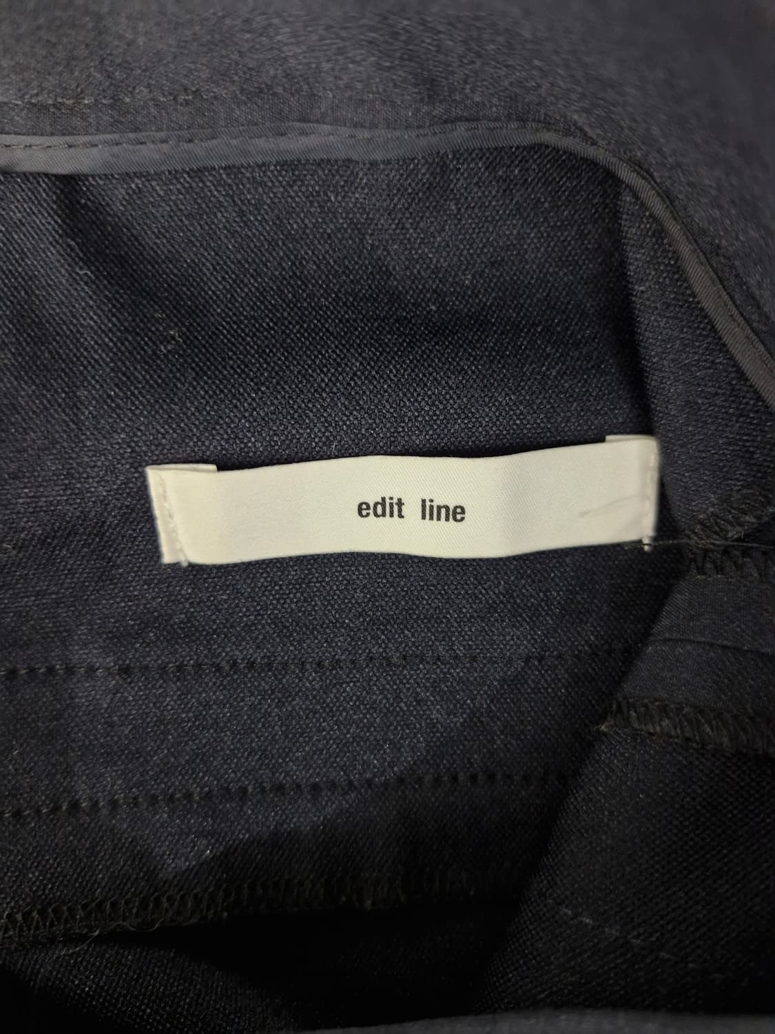 KUHO 구호 슬릿 슬랙스 네이비_26 상품이미지6