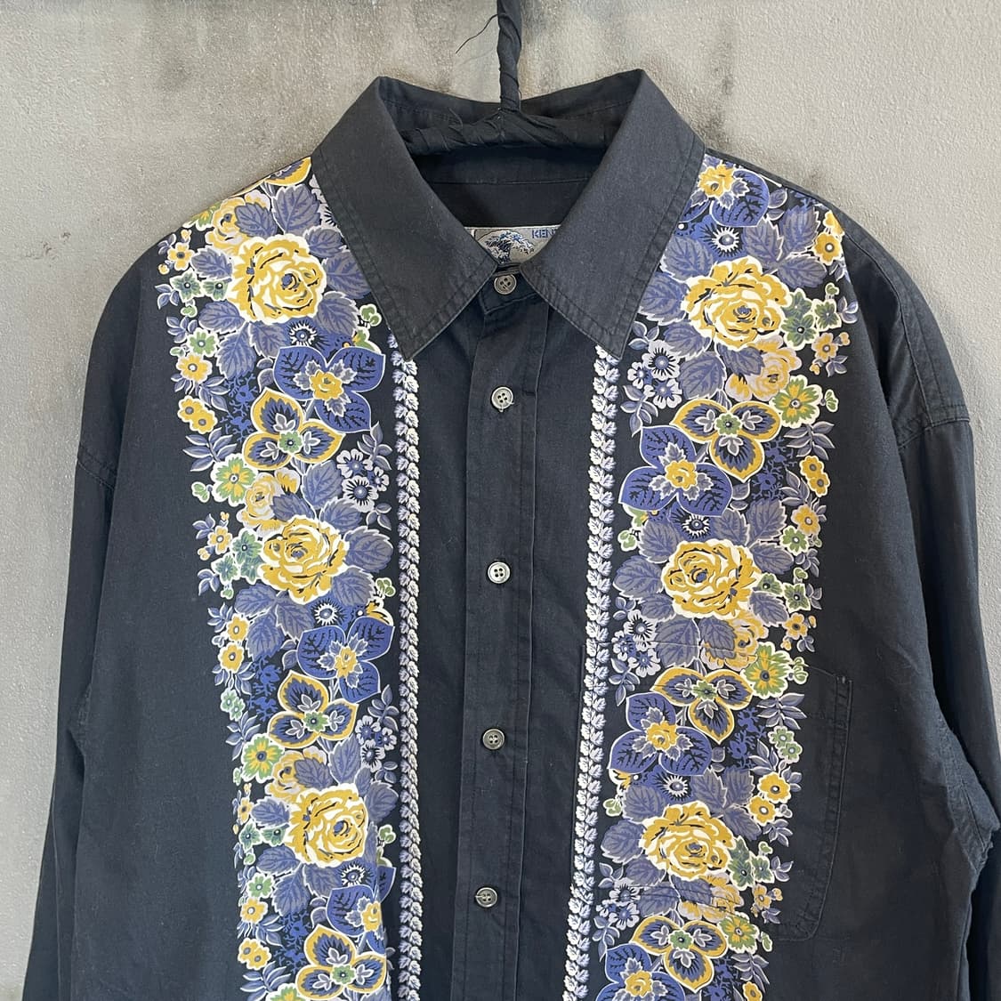 90s 겐조 플로럴 셔츠 상품이미지5