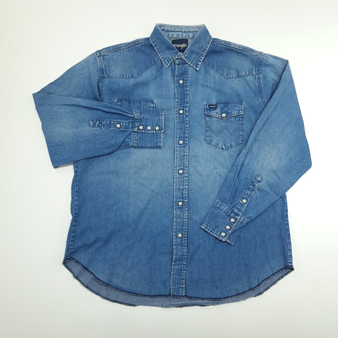 CN782 XL 랭글러 클래식 웨스턴 데님 긴팔 셔츠 남방 상품이미지2