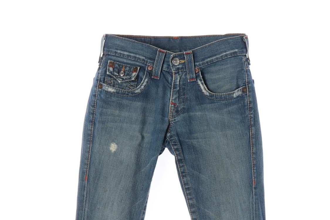 트루릴리젼 부츠컷 중청 데님팬츠 28 상품이미지3