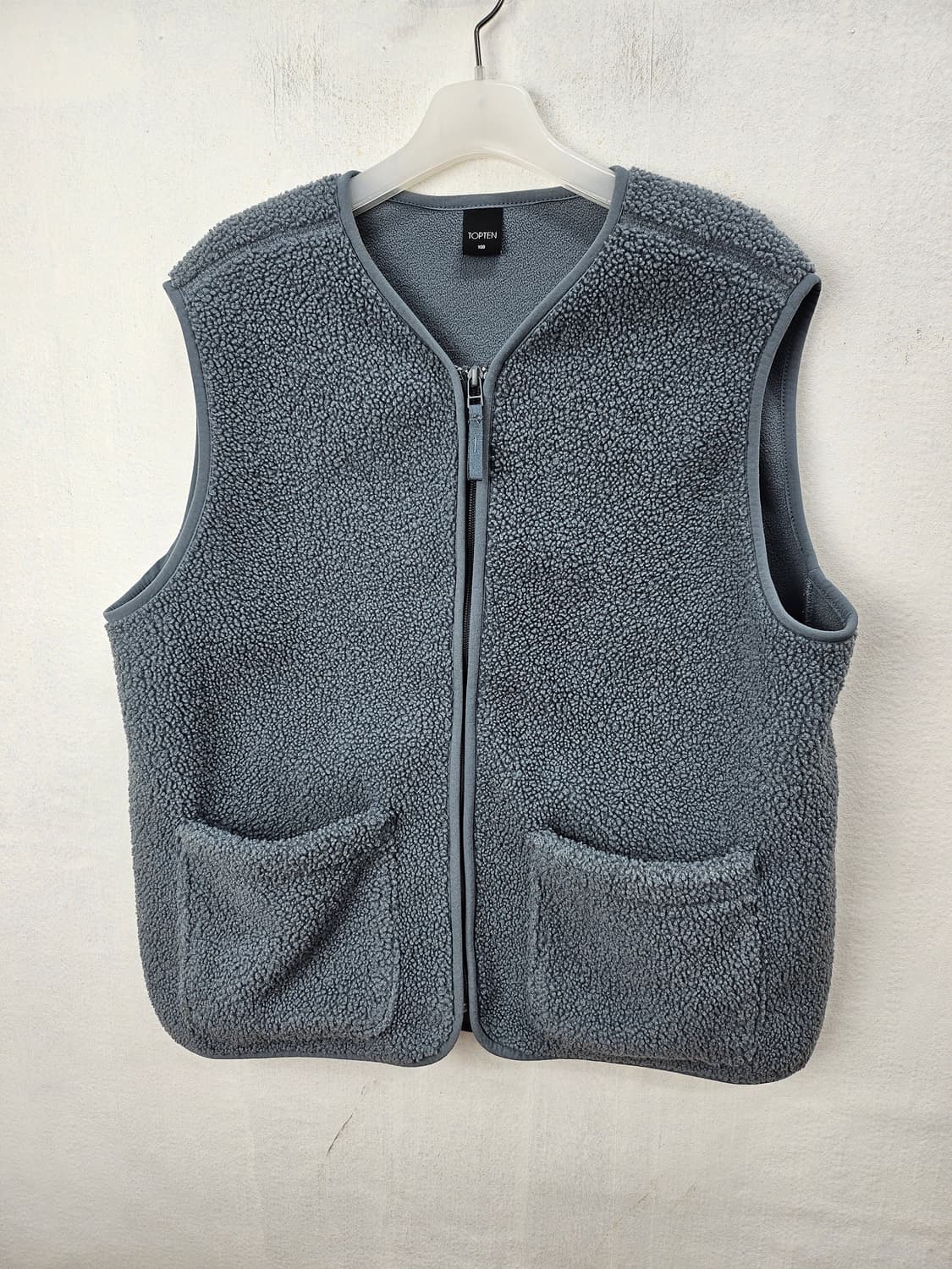 탑텐 뽀글이 플리스 조끼 그레이 100 L 상품이미지4