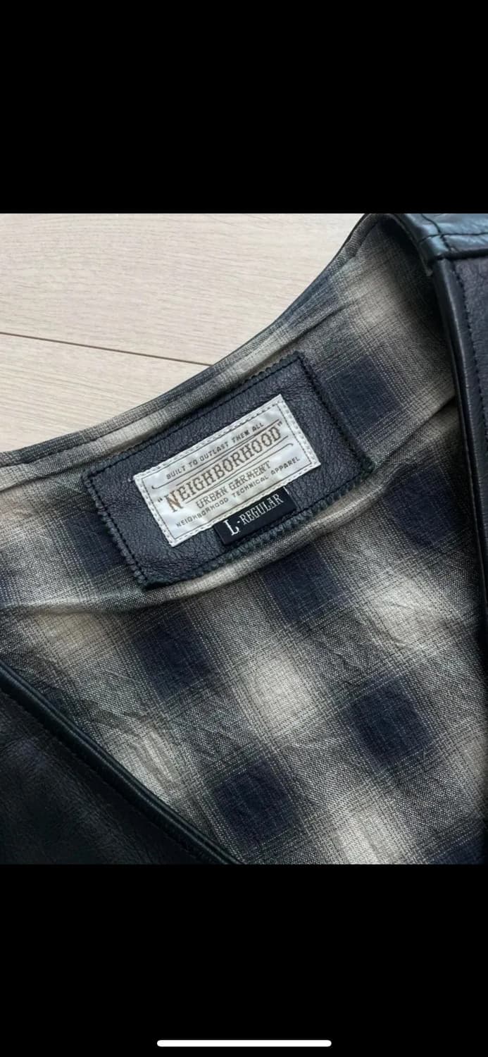 네이버후드 레더 베스트 L 상품이미지5