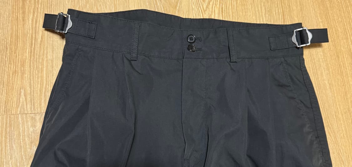 어나더오피스 25SS 산티아고 오피서 팬츠 블랙 상품이미지3