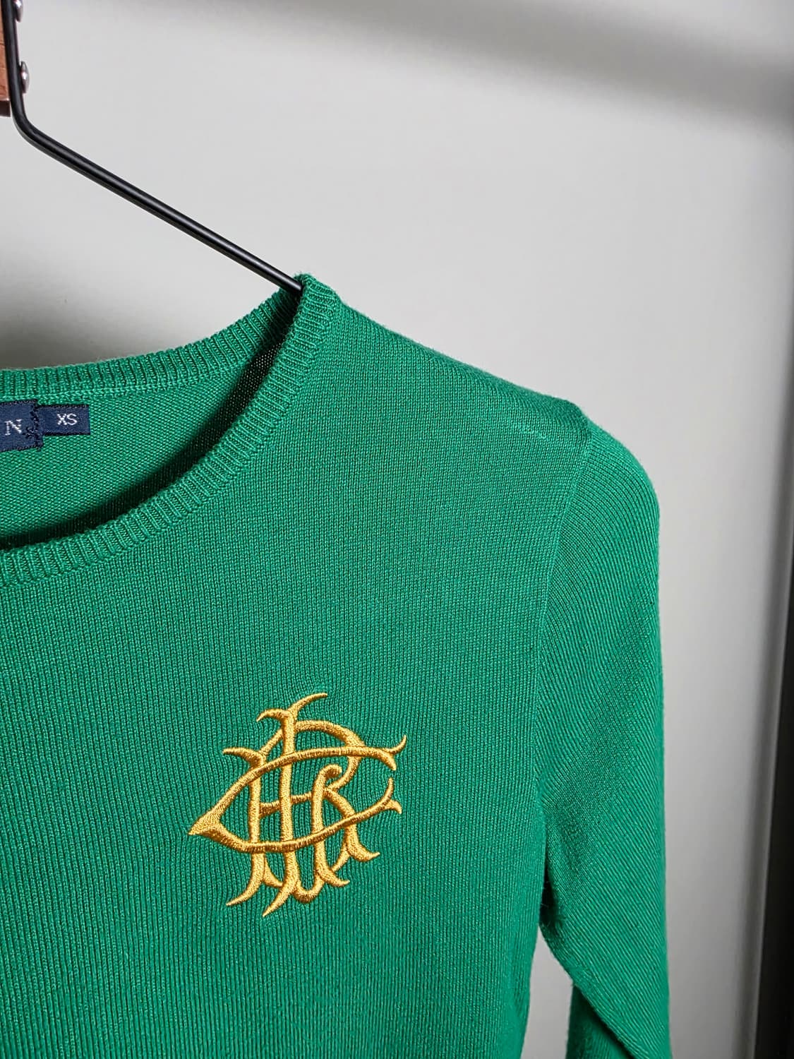 POLO RALPH LAUREN / 그린 골드 엠블럼 니트 상품이미지3