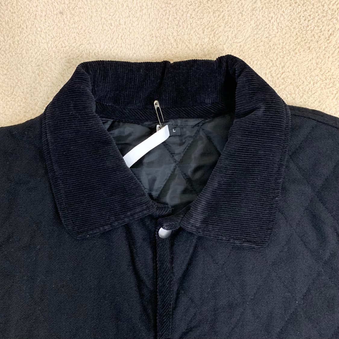 무지 무인양품 퀼팅자켓(L/블랙) MUJI 퀄팅자켓 상품이미지2