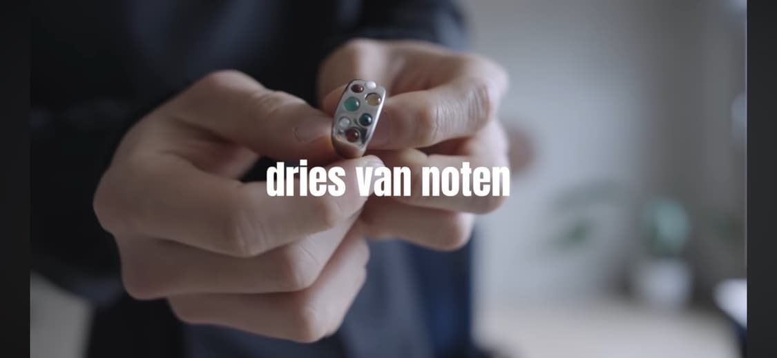 Dries Van Noten Multicolor stone ring 상품이미지1