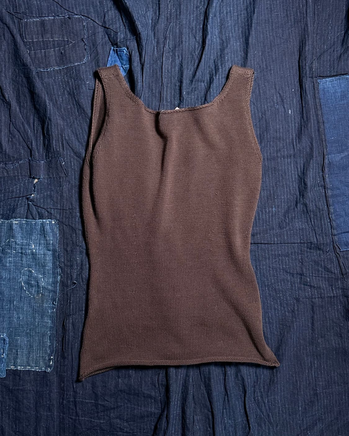 00‘s 폭시 부띠크 코튼 슬리브리스 니트 탑 38 no 상품이미지6