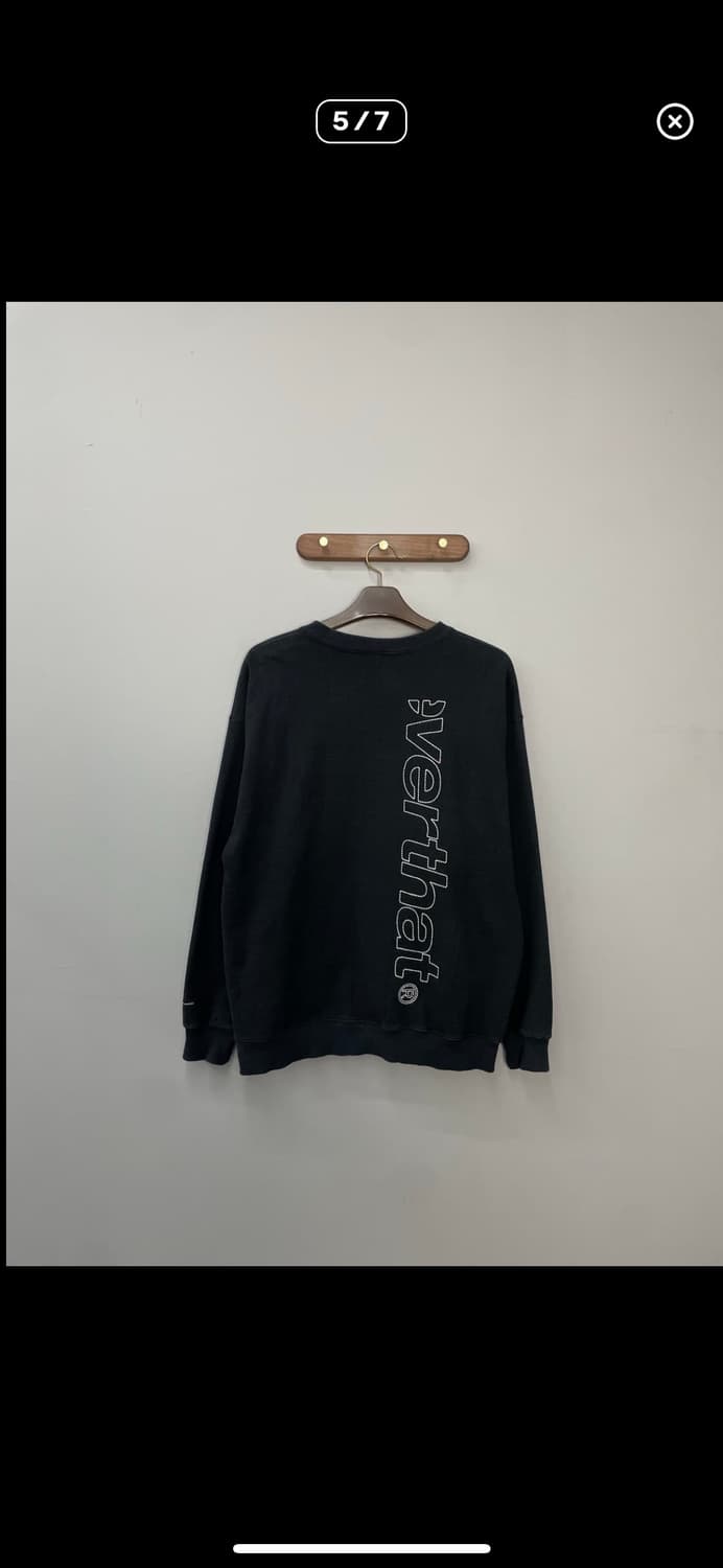 디스이즈네버댓 스펠로고 블랙 맨투맨 A3394 상품이미지5