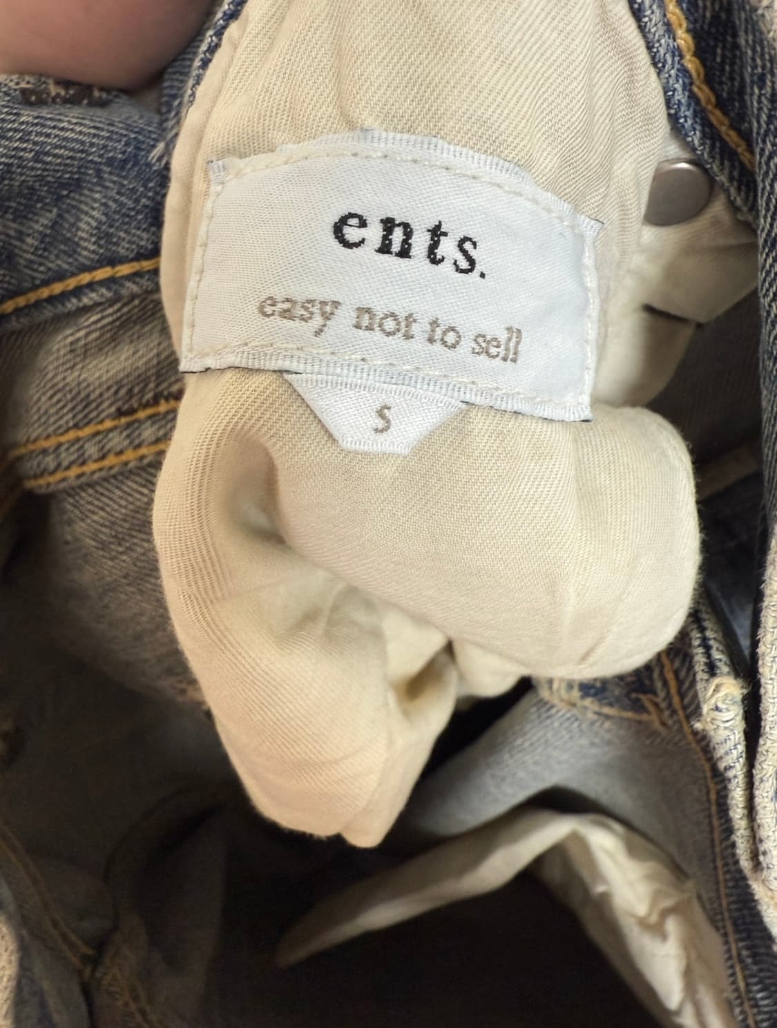 ents. 25SS Silk Selvage Denim pants (5) 상품이미지5