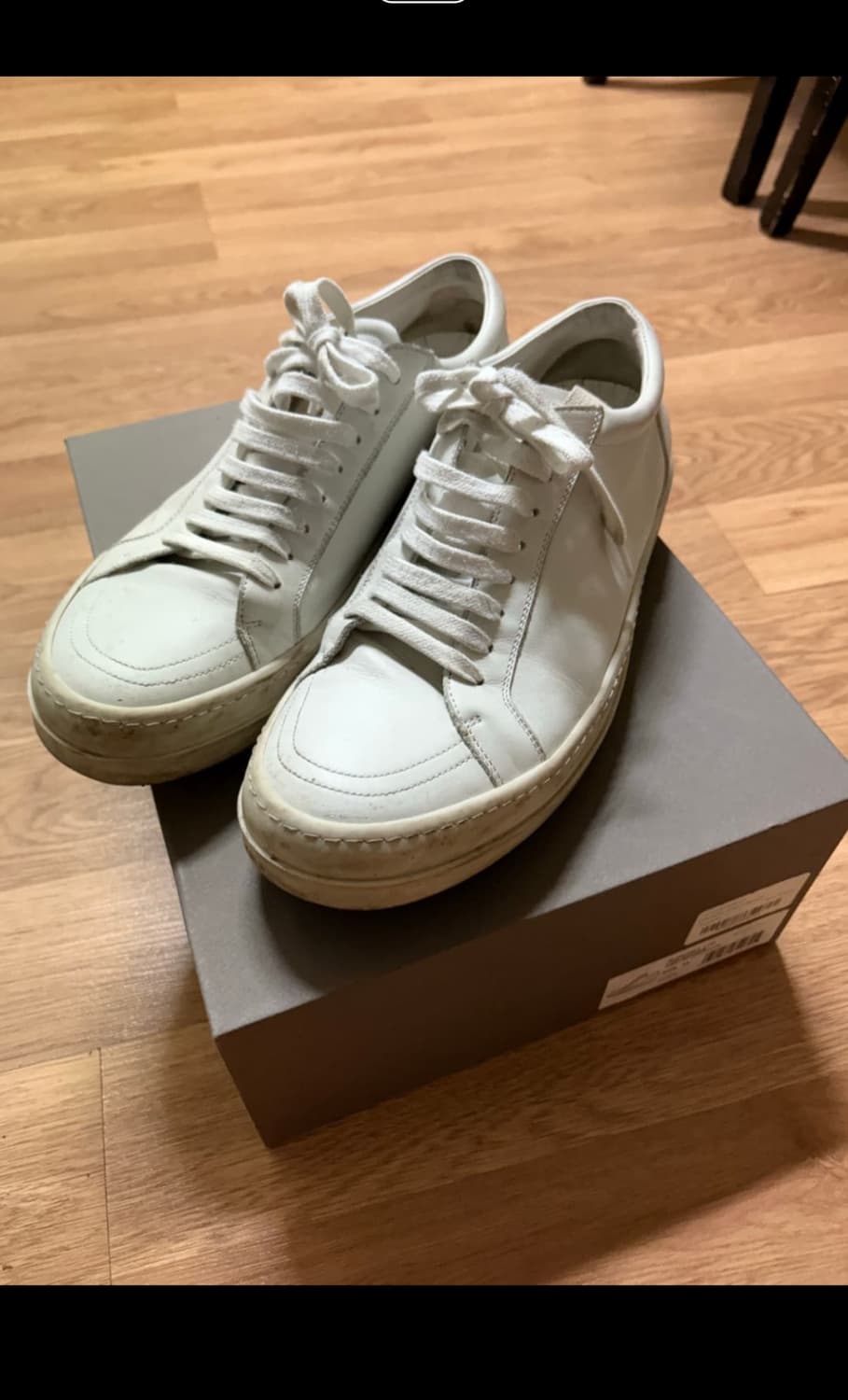 릭오웬스 빈티지 로우 스니커즈 초크 화이트 [43] 상품이미지2