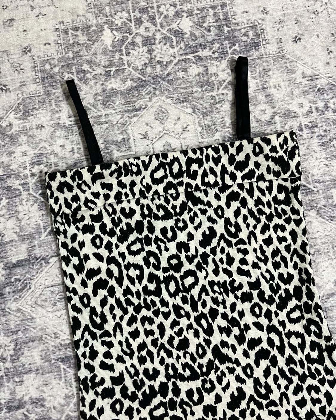Cecil McBee leopard sleeveless 상품이미지2