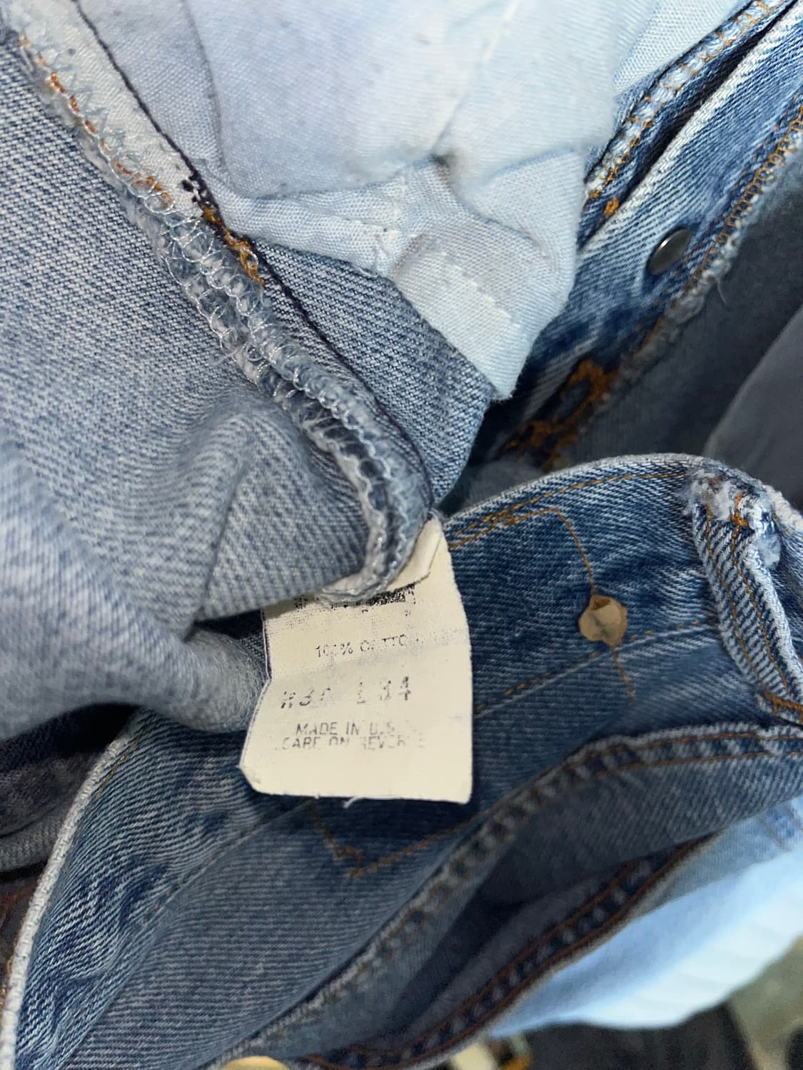 90s 리바이스 501 USA 34x34 상품이미지4