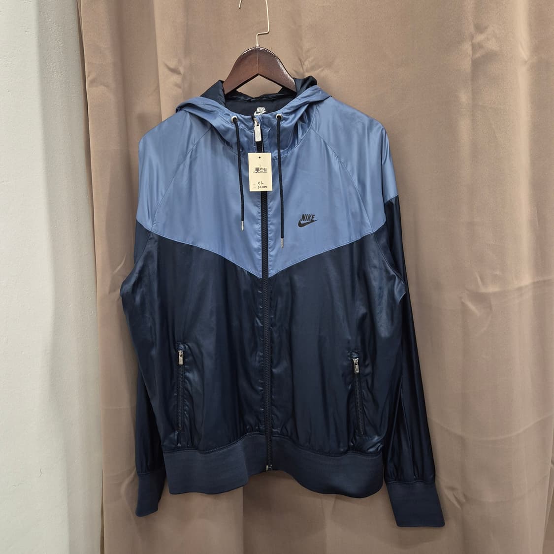 나이키 바람막이 자켓 블루 XL 상품이미지1