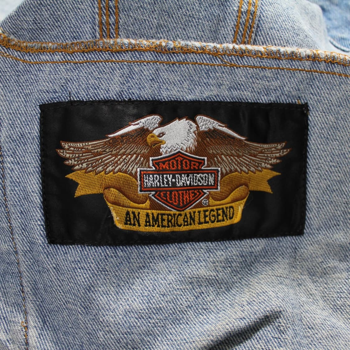 Harley-Davidson 할리 데이비슨 아메리칸 이글패치 데님 자켓 상품이미지5