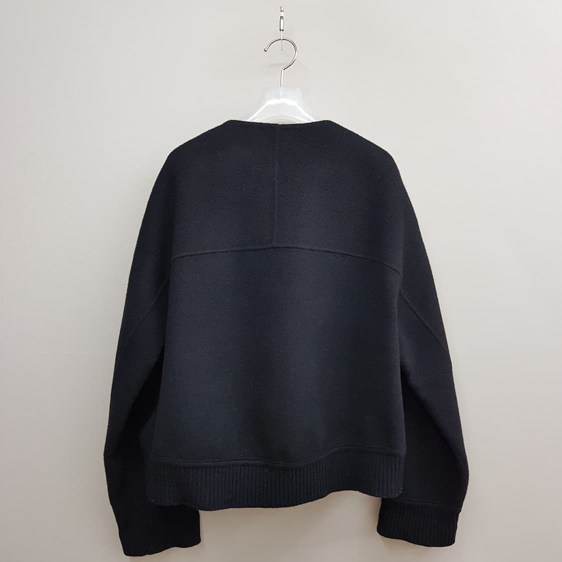 한섬 시스템 2023 캐시미어 리브 블록 자켓 82-94-160사이즈 상품이미지6