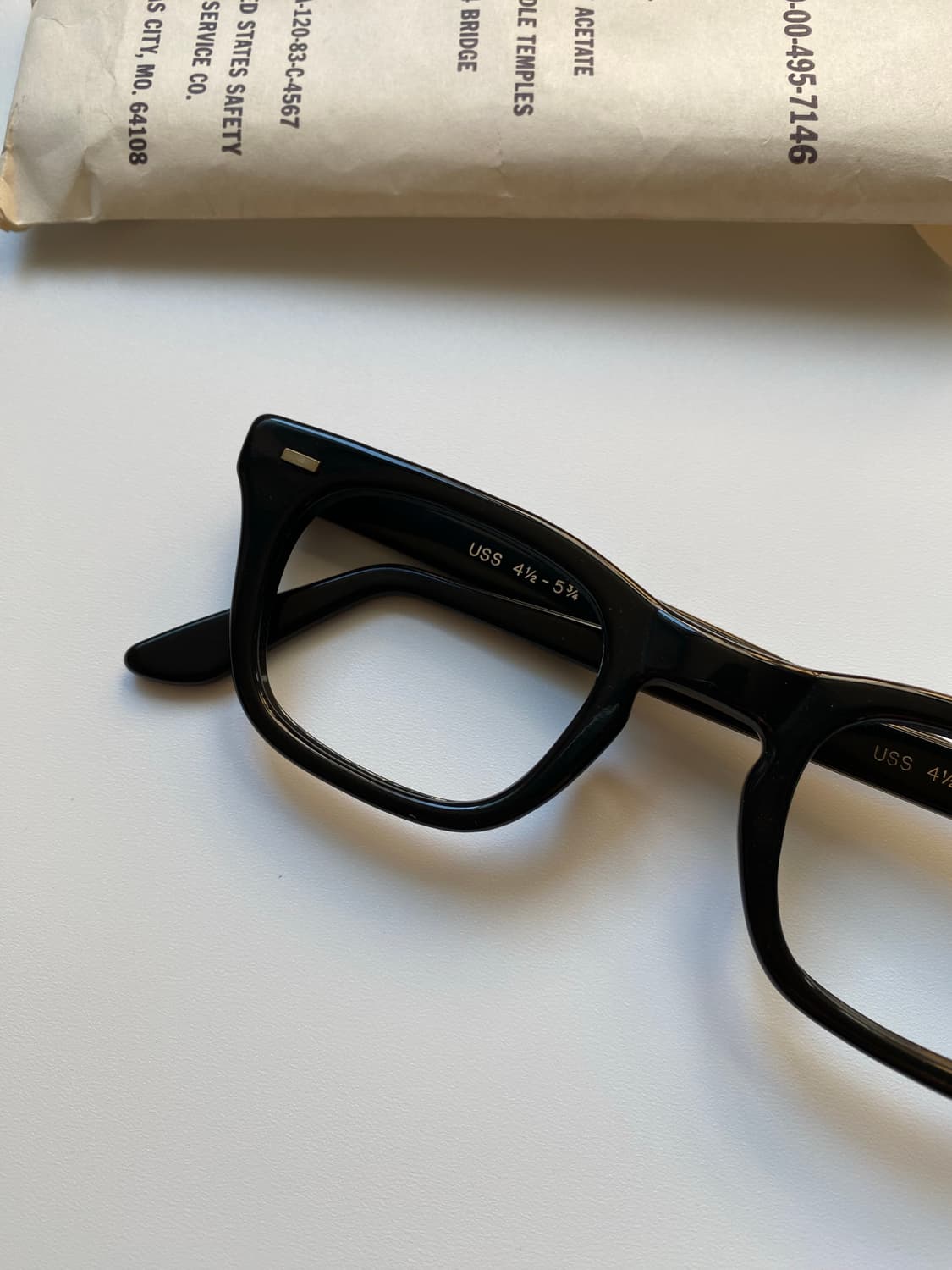 (데드스탁) USS usgi 2세대 빈티지 안경 미군 상품이미지2