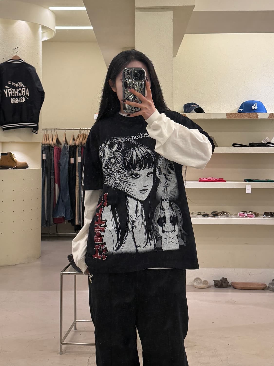 빈티지 이토 준지 토미에 반팔 티셔츠 U1276 상품이미지1