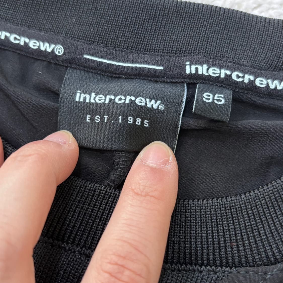 95 인터크루 풀오버 맨투맨 티셔츠 0310E 상품이미지3