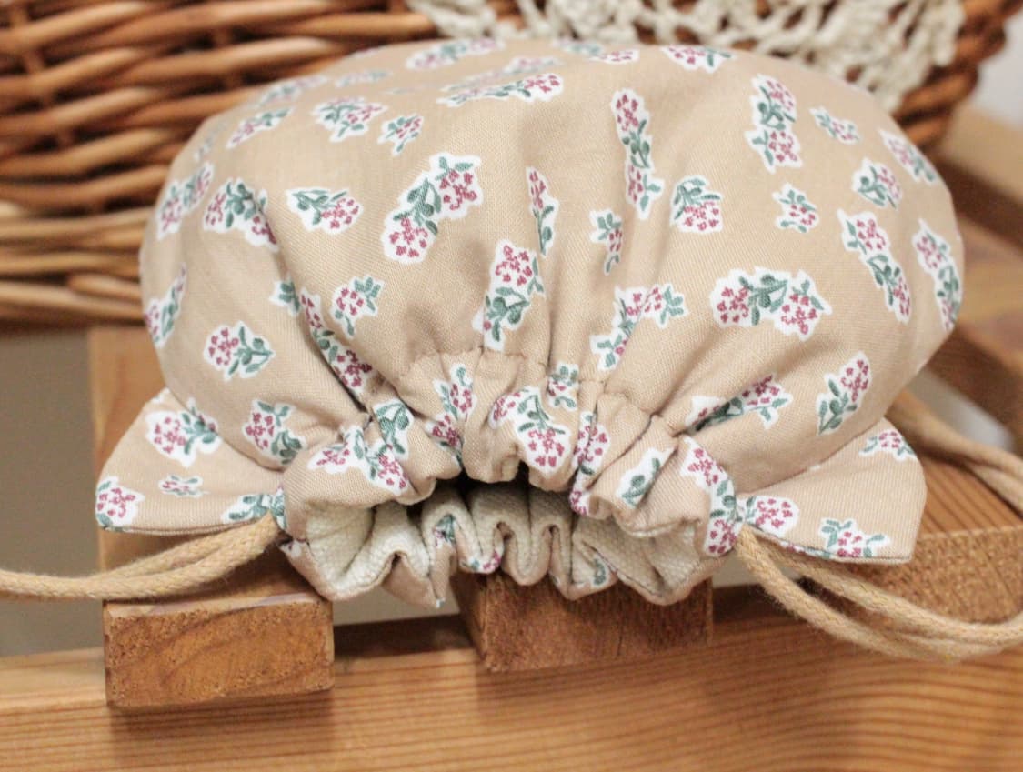 핸드메이드 베이지 고양이 파우치 상품이미지5