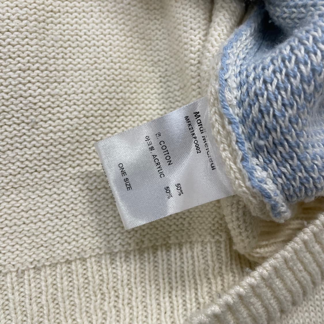 마르디메크르디 플라워 그래픽 니트 상품이미지4