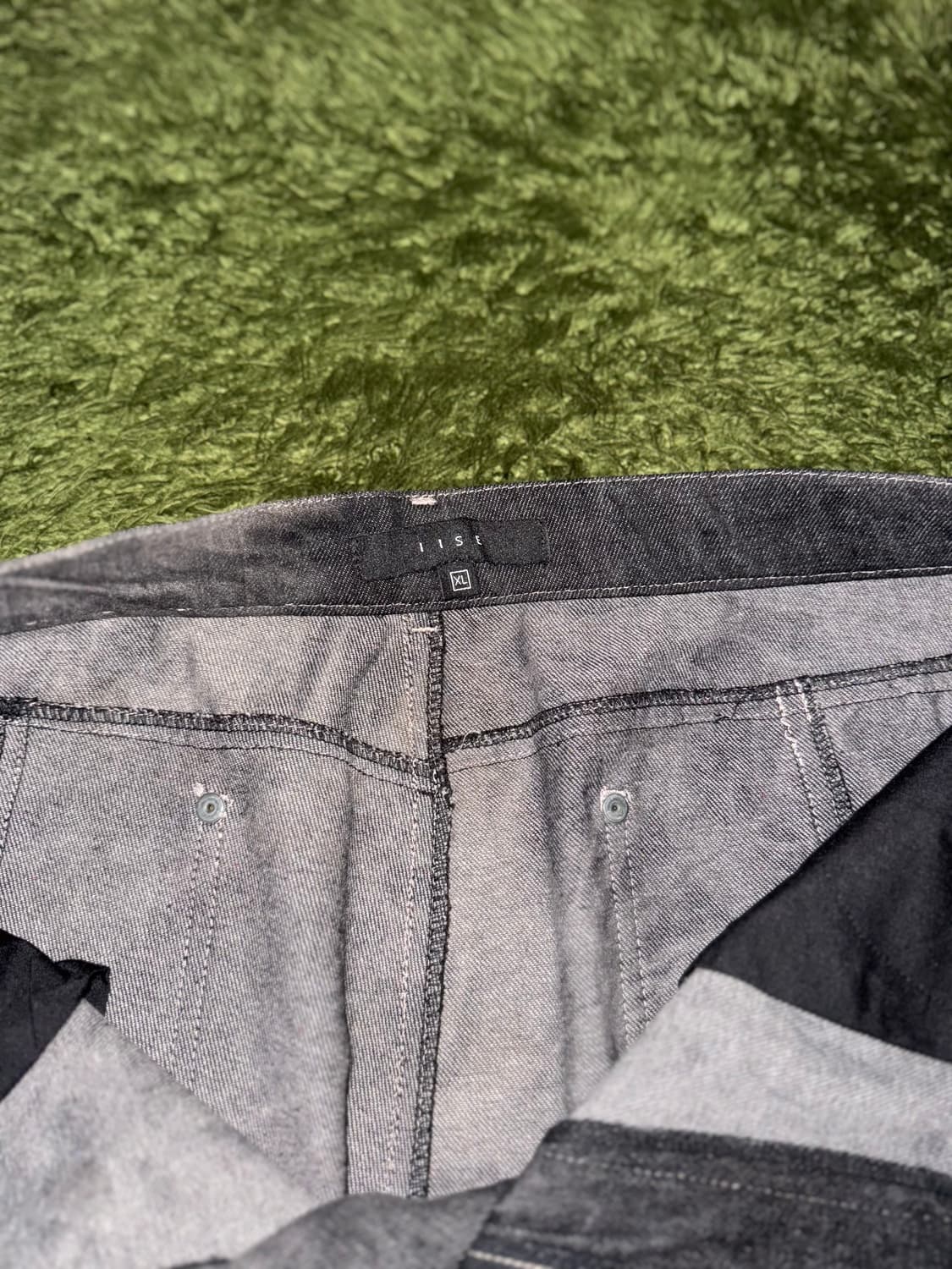 [XL] IISE 이세 가먼트 다잉 6 포켓 디테일 데님 팬츠 상품이미지4