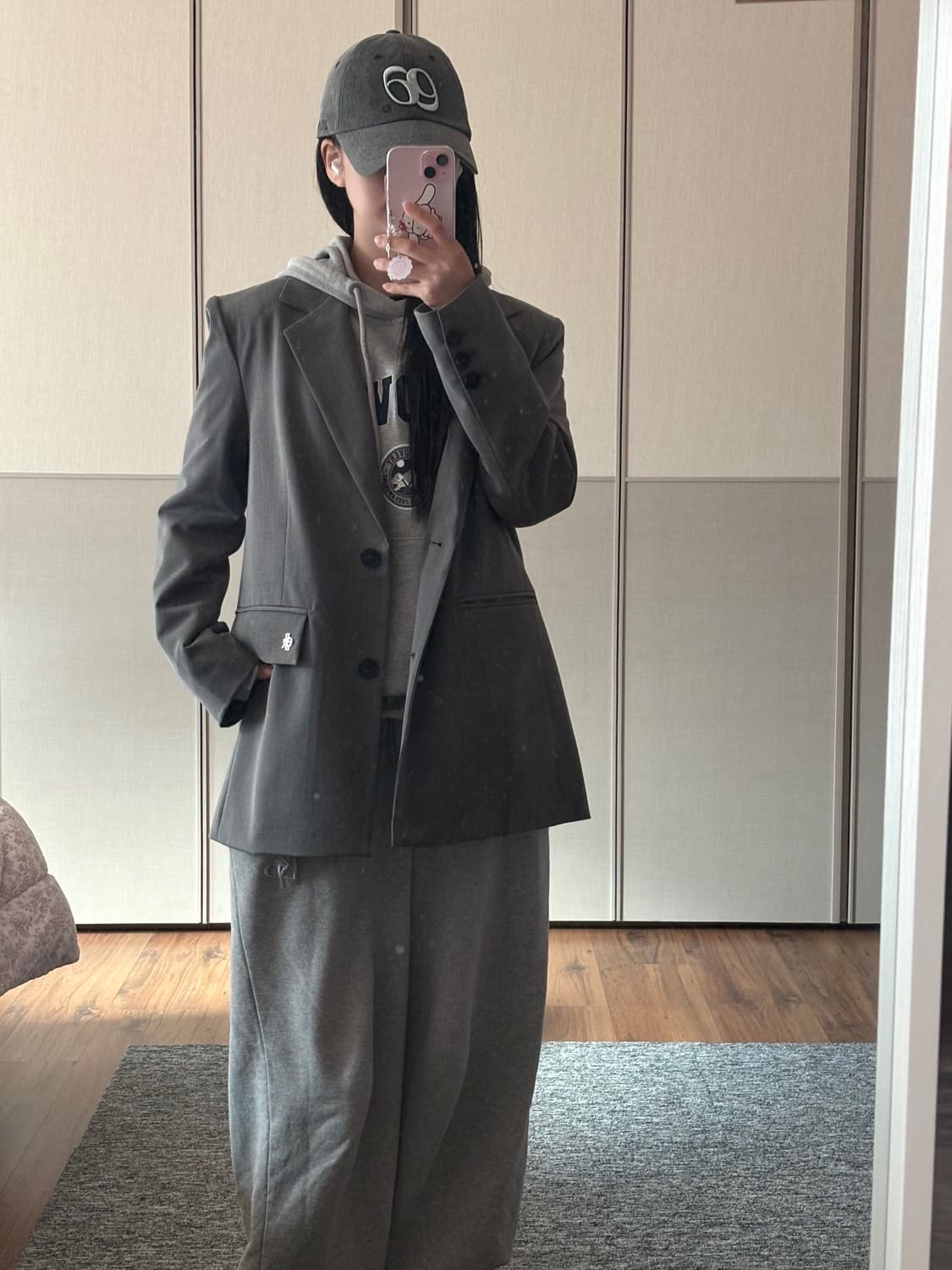시티브리즈 루즈핏 사전 절개 싱글 자켓 상품이미지5