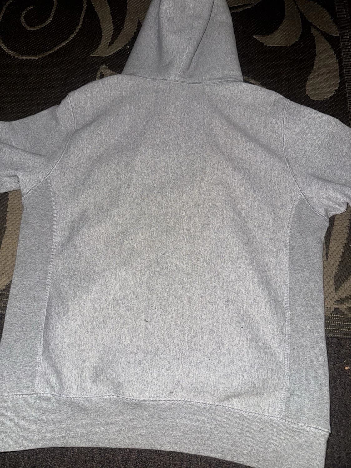 슈프림 크로스 박스 로고 후드 스웨트셔츠 헤더 그레이 상품이미지2