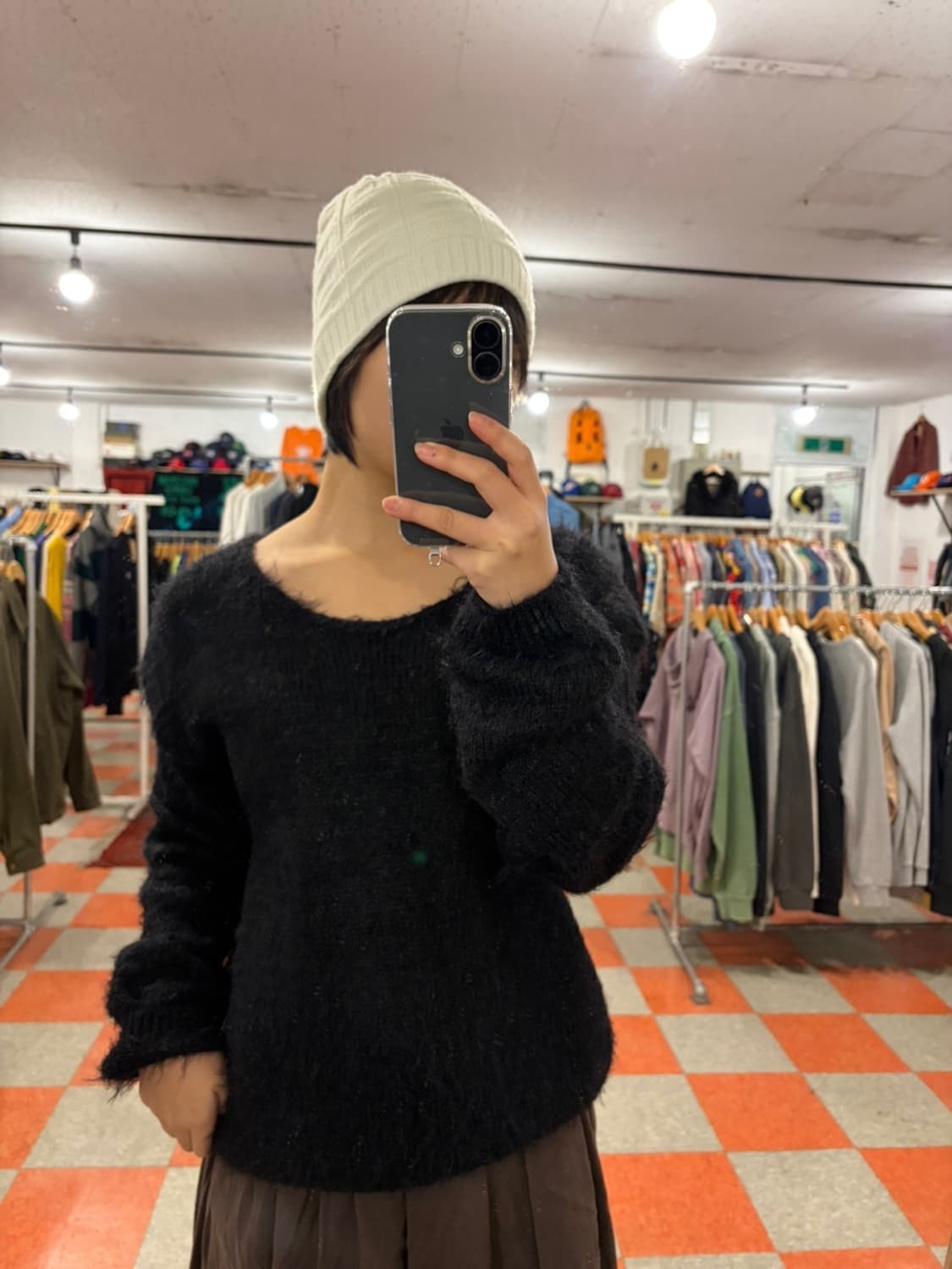 화이트 비니 상품이미지1