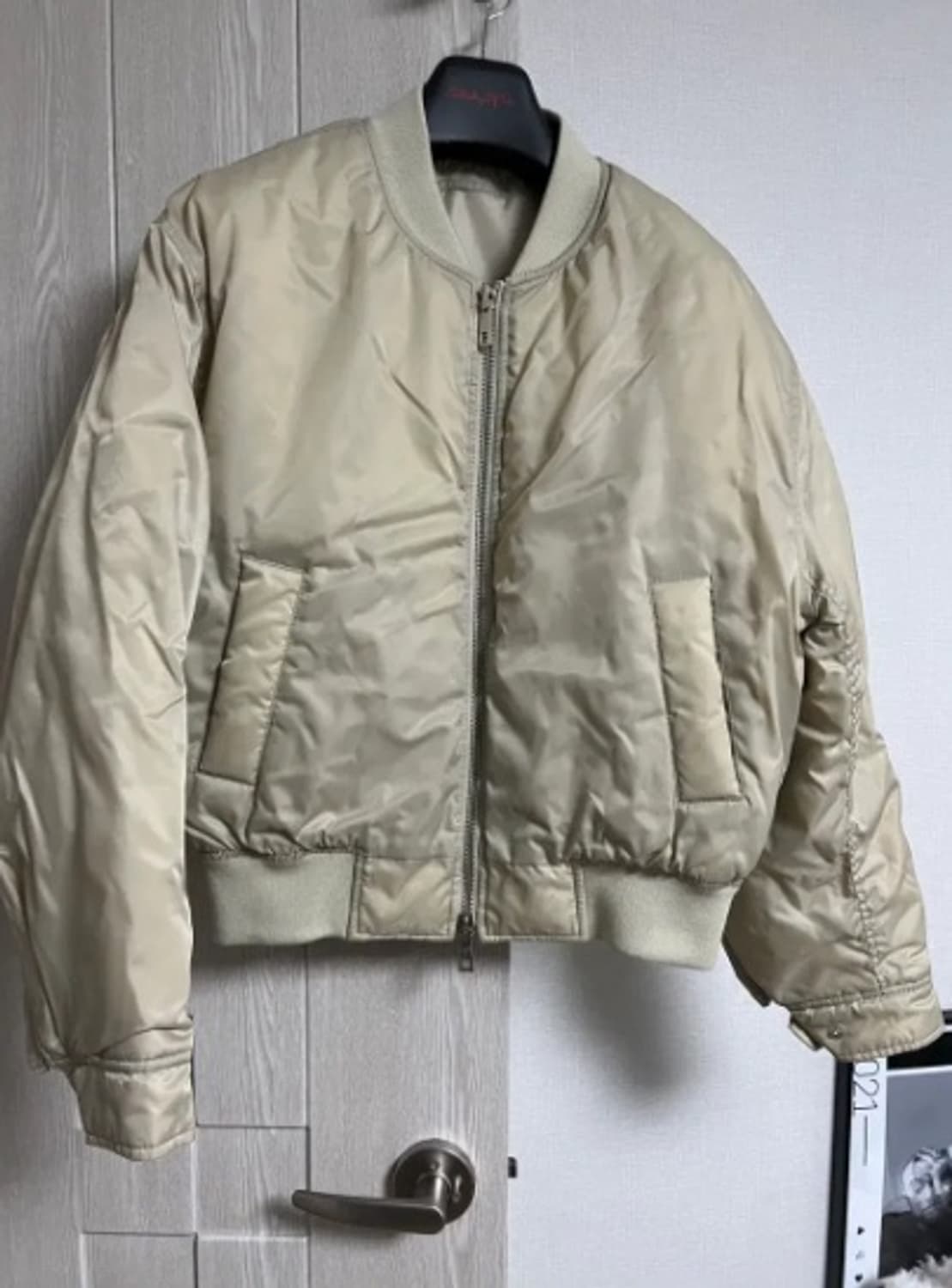 S)쿠어 오버핏 마원 크림베이지 상품이미지2