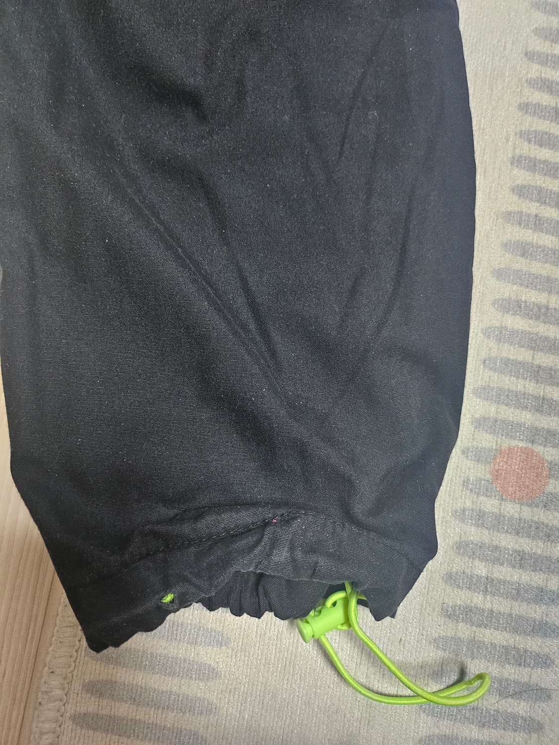 제리 블랙 색상 카고 조거 팬츠 상품이미지5