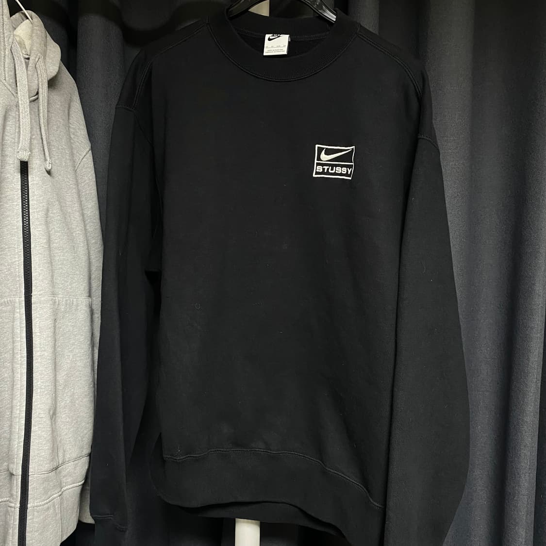 나이키 X 스투시 NRG 맨투맨 블랙 XS 85 상품이미지1