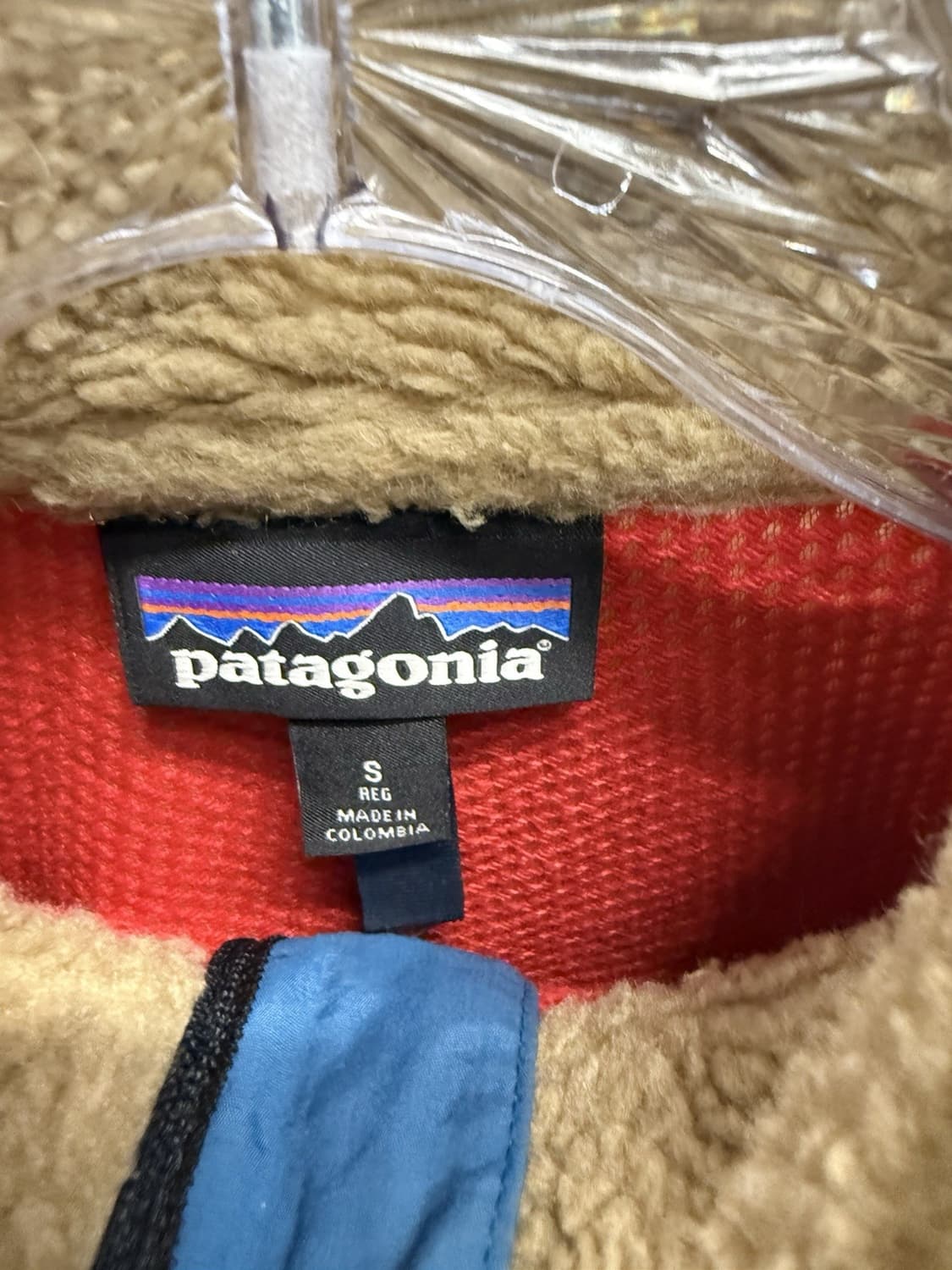 00s 파타고니아 레트로-X 베이지/블루 콜롬비아 상품이미지2