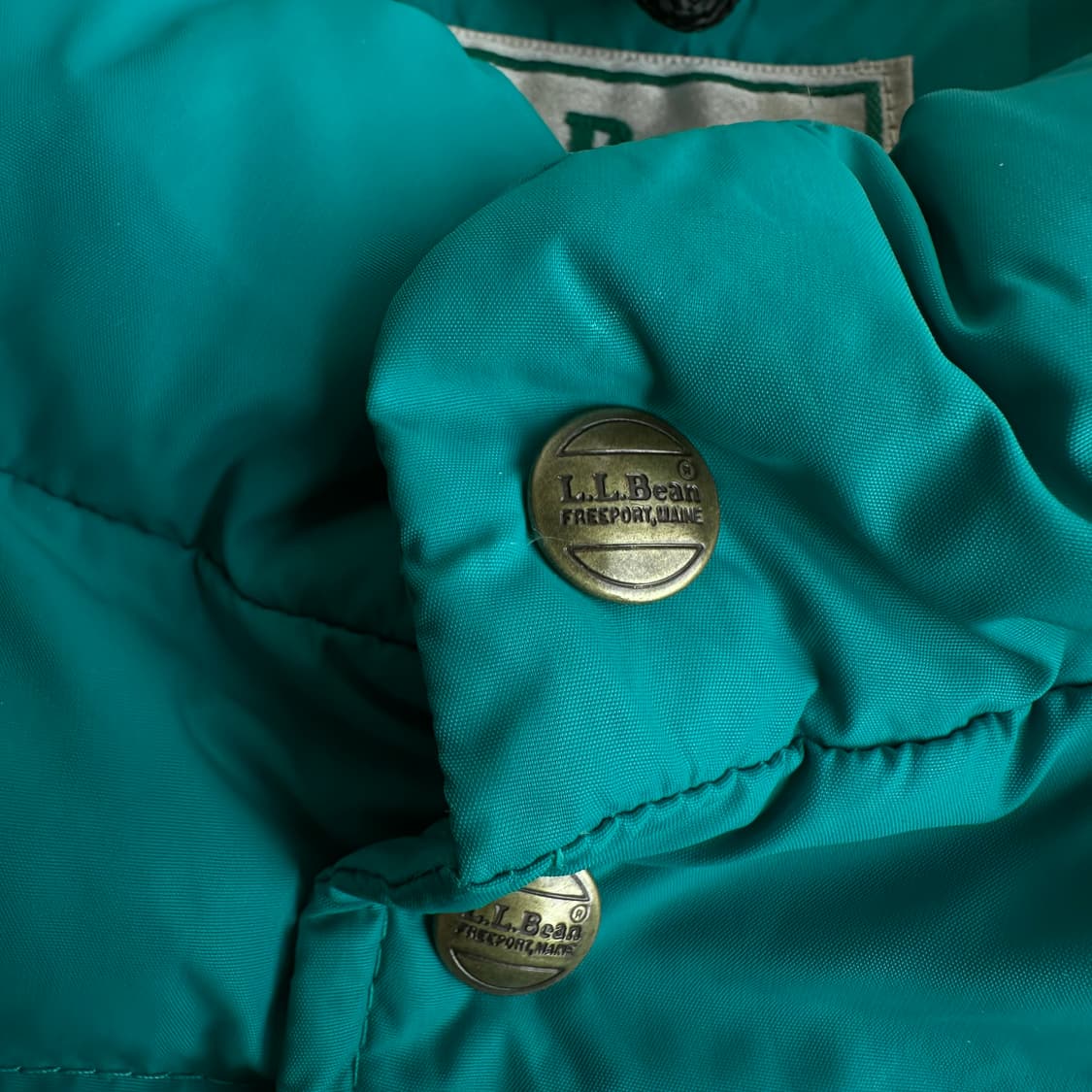 80’s llbean 다운 베스트 usa made 상품이미지4