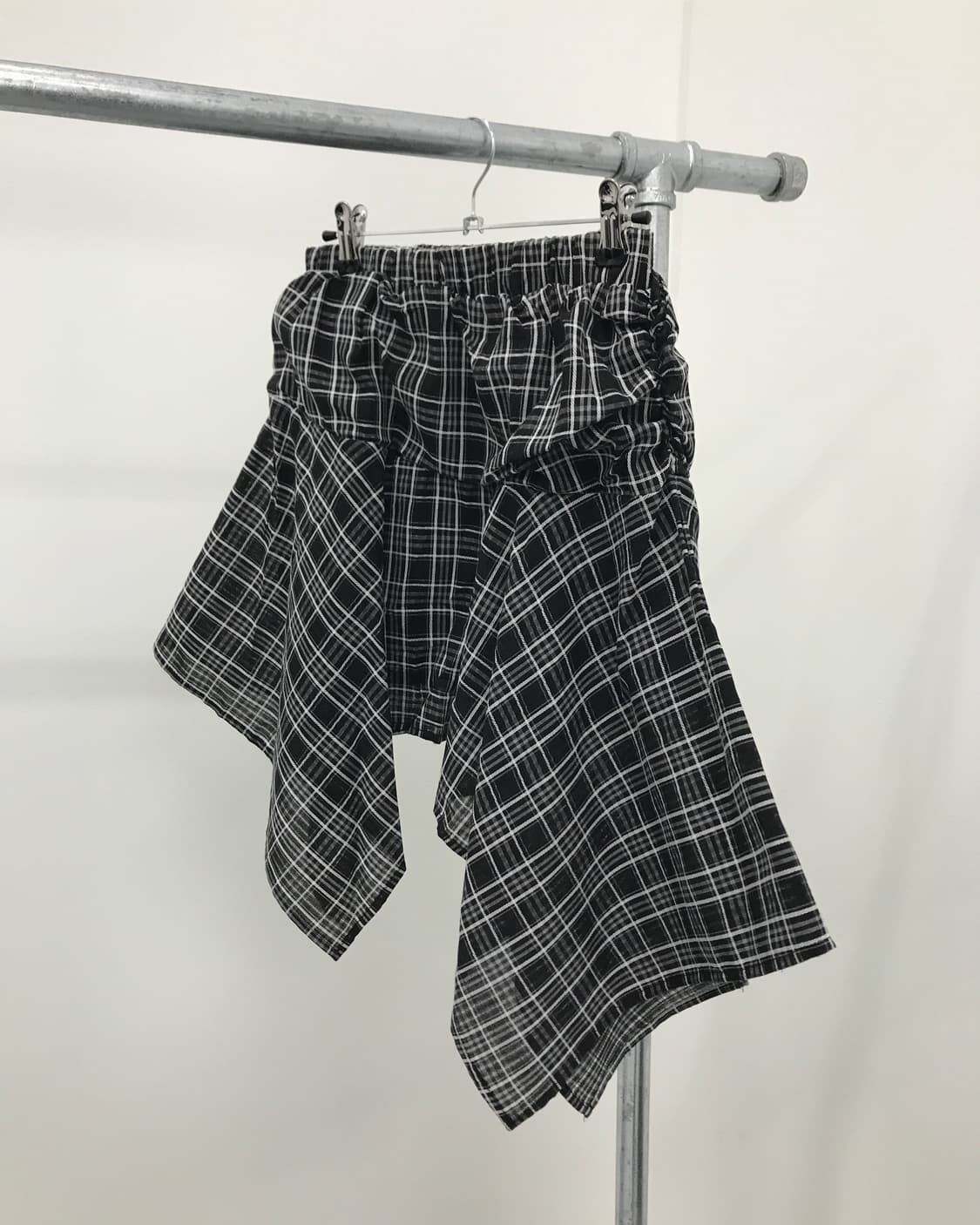 Jpn Poly Checked Mini Skirts 상품이미지6