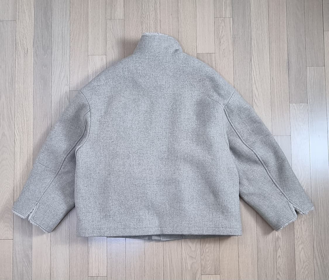 르아브 오버사이즈 벌룬 울 하프코트 M _ 남성 상품이미지6