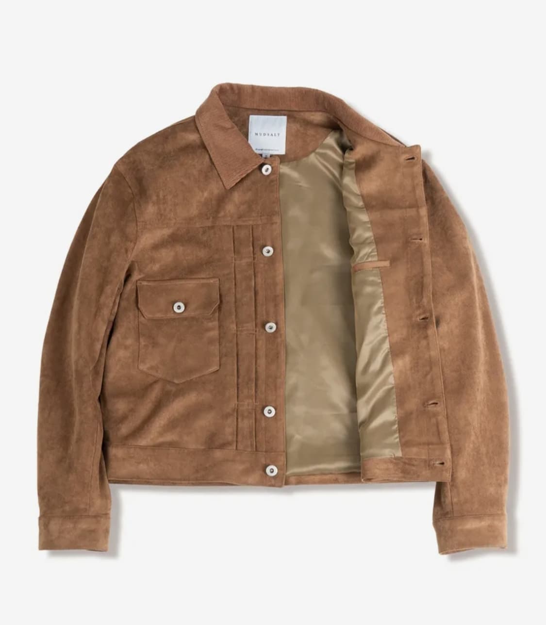 머드솔트 스웨이드 트러커자켓 타입2 카멜 상품이미지2