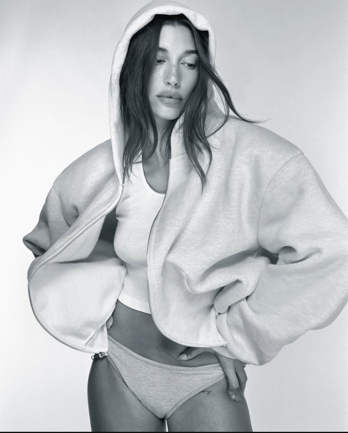 Skylrk hailey grey 후드집업 L 상품이미지1