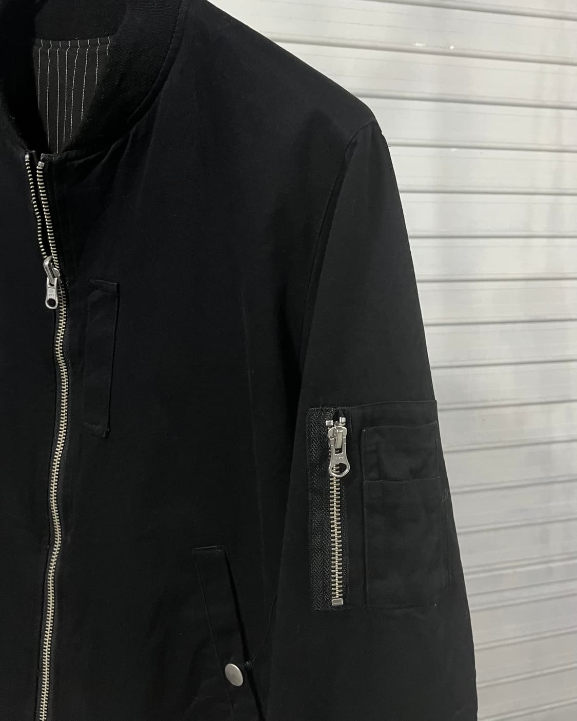 vtg ma-1 jacket (reversible, 2way zip) 상품이미지8