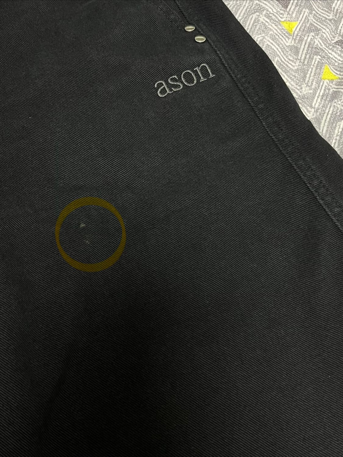 애즈온 BLACK BURMUDA PANTS 상품이미지3