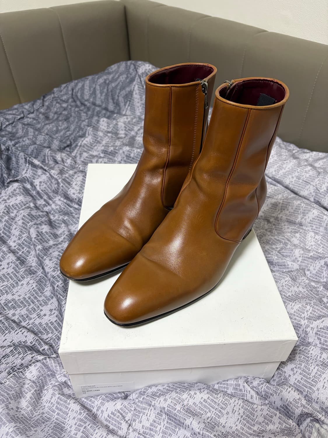 허즈밴드 파리 집업 부츠 상품이미지1