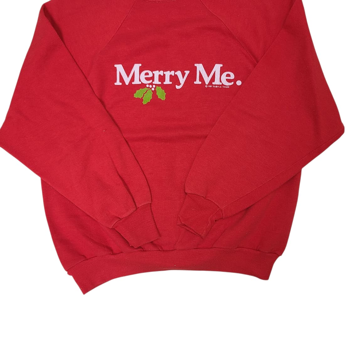'80~'90s Sportswear Red Merry me 스웻셔츠 상품이미지4
