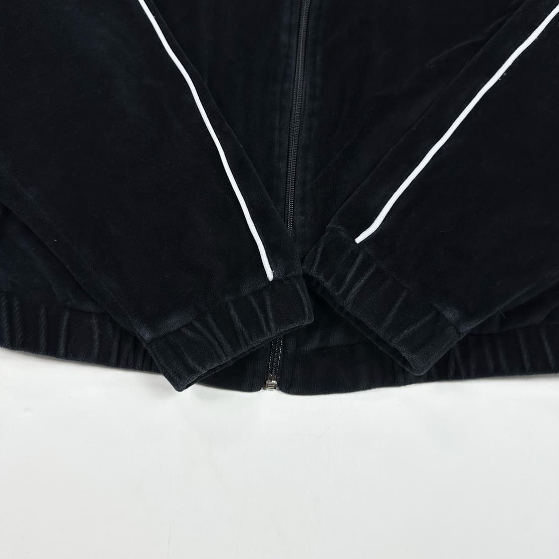 널디 벨벳 블랙 라인 트랙탑 져지 (S) 상품이미지4